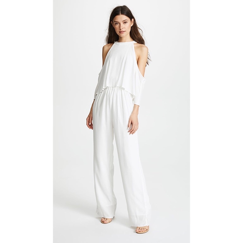 NWT Cupcakes & Cashmere Malu Cold Shoulder Jumpsuit